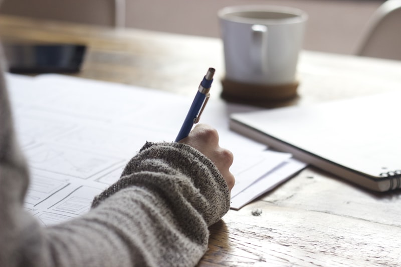 Modern workspace with scheduling tools